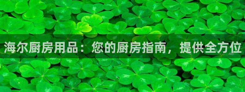 鸿运国际官网最新网站入口|海尔厨房用品：您的厨房指南，提供全方位